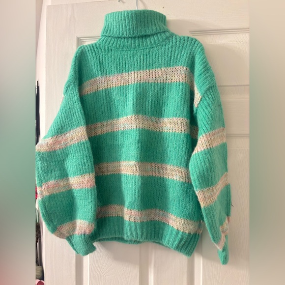 ANNA KAY Sweaters - ANNA KAY Striped Turtleneck Sweater